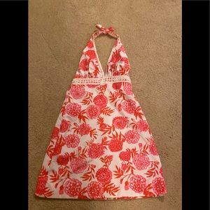 Vintage Lilly Pulitzer halter dress. Size 6.
